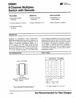 DG501 Datasheet PDF ETC