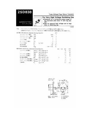 2SD838 Datasheet PDF ETC