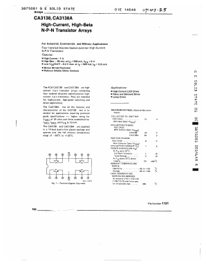 CA3138 Datasheet PDF ETC