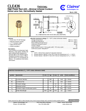 CLE436 Datasheet PDF ETC