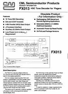 FX013 Datasheet PDF ETC