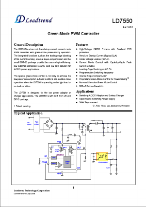 LD7550BL Datasheet PDF ETC