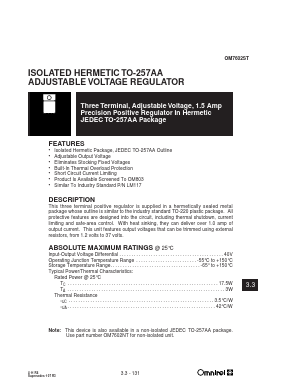 OM7602ST Datasheet PDF ETC