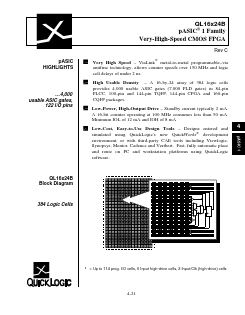 QL16X24B-1CF160C Datasheet PDF ETC