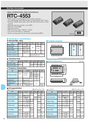 RTC4553 Datasheet PDF ETC