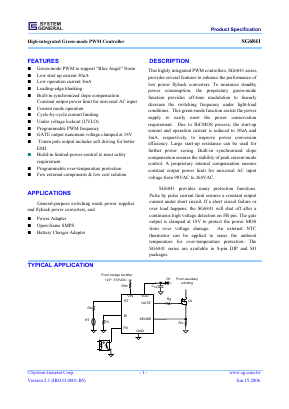 SG6841D Datasheet PDF ETC