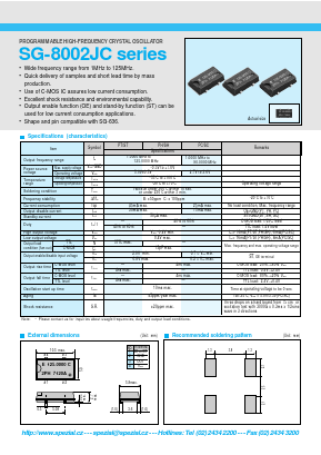 SG8002JC Datasheet PDF ETC