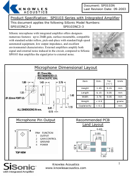 SP0103NC3-3 Datasheet PDF ETC