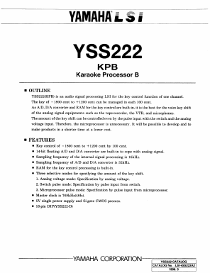 YSS222 Datasheet PDF ETC