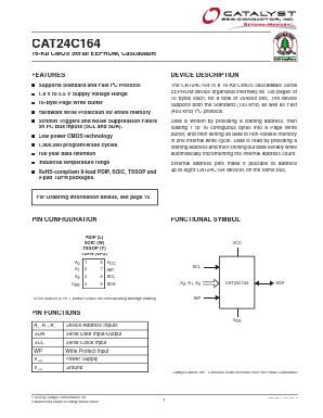 CAT24C164 Datasheet PDF ETC