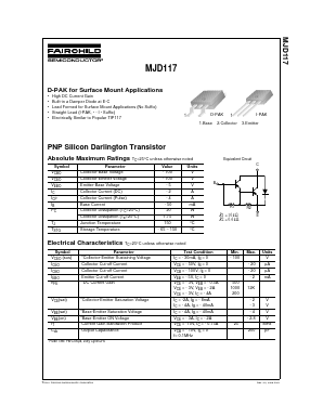 MJD117 Datasheet PDF ETC