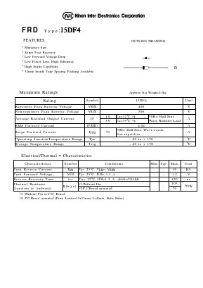 15DF4 Datasheet PDF ETC