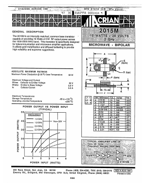 2015M Datasheet PDF ETC