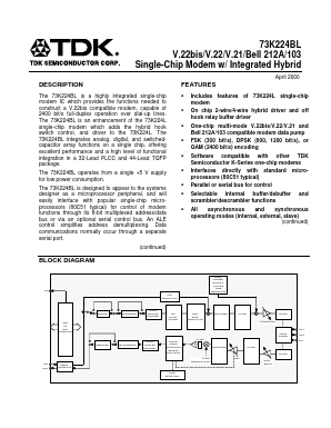 73K224BL Datasheet PDF ETC