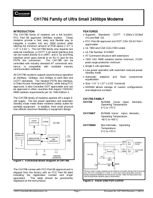 CH1786ET Datasheet PDF ETC