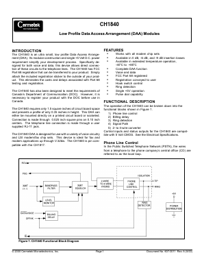 CH1840 Datasheet PDF ETC