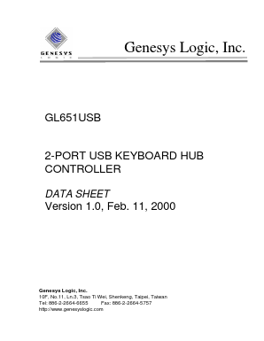 GL651USB Datasheet PDF ETC