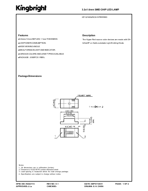 KP-3216SURCK Datasheet PDF ETC