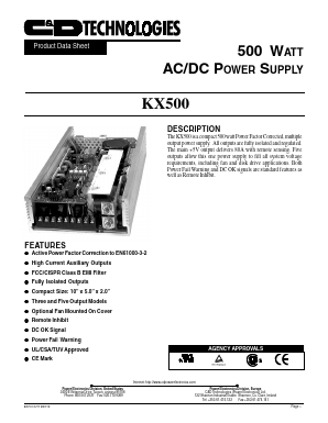 KX500-F5D Datasheet PDF ETC