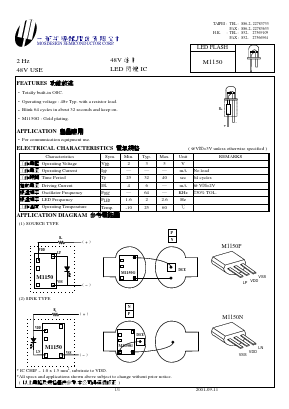 M1150 Datasheet PDF ETC