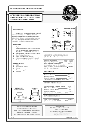 MOC3031 Datasheet PDF ETC