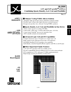 QL2009-2PQ208C Datasheet PDF ETC