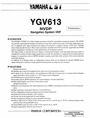 YGV613B Datasheet PDF ETC