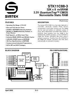 STK11C88-3W55I Datasheet PDF ETC