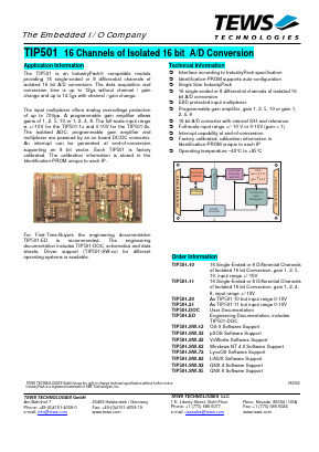 TIP501-SW-12 Datasheet PDF ETC