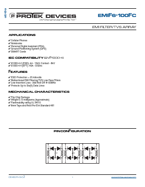 EMIF6-100FC-T73-1 Datasheet PDF ETC