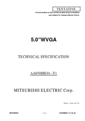 AA050ME01--T1 Datasheet PDF ETC