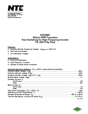 NTE2687 Datasheet PDF ETC