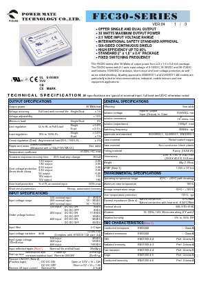 FEC30-24D15 Datasheet PDF ETC