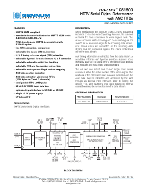 GS1500-CQR Datasheet PDF ETC