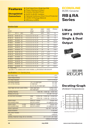RB-121.8D/HP Datasheet PDF ETC