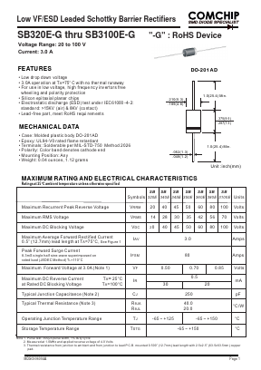 SB345E-G Datasheet PDF ETC