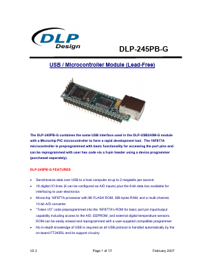DLP-245PB-G Datasheet PDF ETC