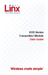 RXM-418-KH3 Datasheet PDF ETC