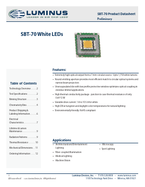 SBT-70-WCS-F75-NA120 Datasheet PDF ETC