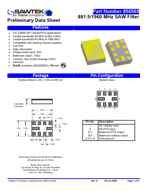 856565 Datasheet PDF ETC