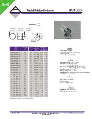 RS1008-270M-RC Datasheet PDF ETC