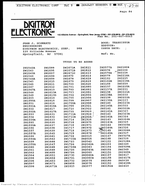 2N3052 Datasheet PDF ETC