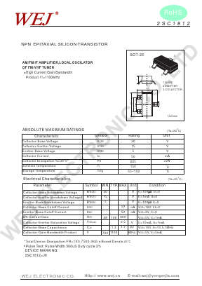 2SC1812 Datasheet PDF ETC