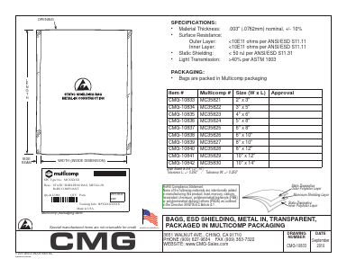 CMG-10833 Datasheet PDF ETC
