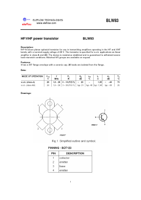 BLW83 Datasheet PDF ETC