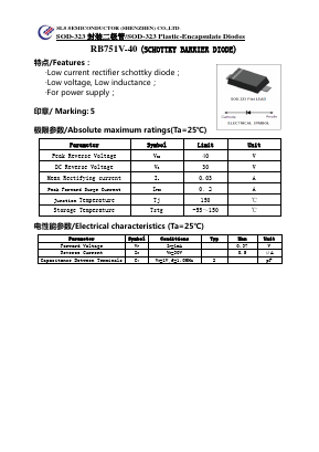 RB751V-40 Datasheet PDF ETC