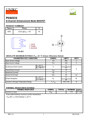 P0465CS Datasheet PDF ETC