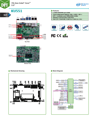 KU551-BN-7100U Datasheet PDF ETC