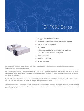SHP650PS24-EF Datasheet PDF ETC
