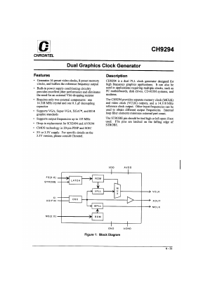 CH9294 Datasheet PDF ETC1